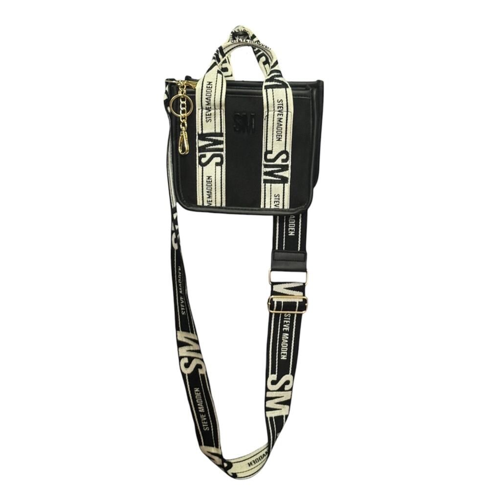 Steve Madden Black & White Crossbody Bag